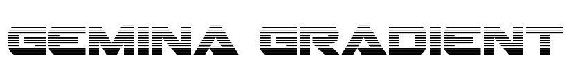 Gemina Gradient Font Image