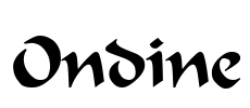Ondine Font Image