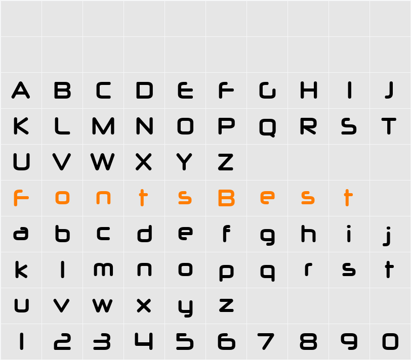 Neuropol X Cnd Character Map