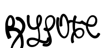 Rypote Font Image