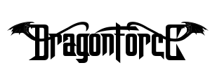 ‘DragonForcE’ Font Image