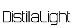 DistillaLight Font Image