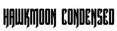 Hawkmoon Condensed Font Image
