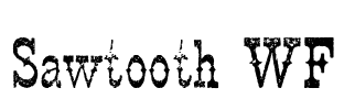 Sawtooth WF Font Image