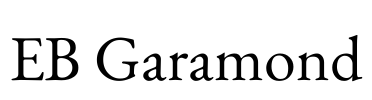 EB Garamond