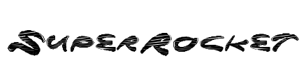 SuperRocket Font Image