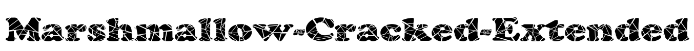 Marshmallow-Cracked-Extended Font Image