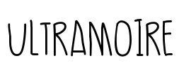 UltraMoire Font Image