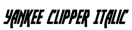 Yankee Clipper Italic