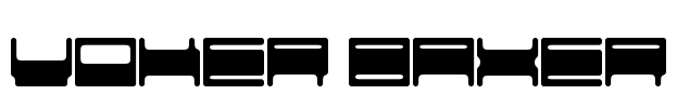 Voker baxer Font Image