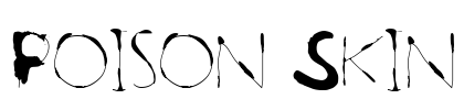 Poison Skin Font Image