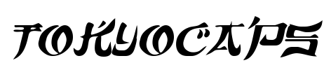 TokyoCaps Font Image
