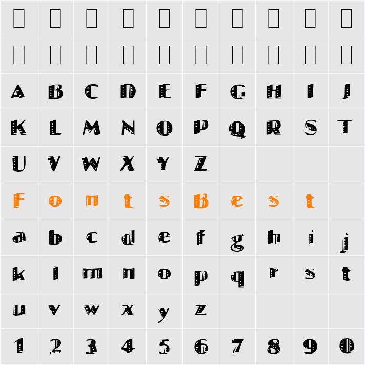 Jattzzz Becker Character Map