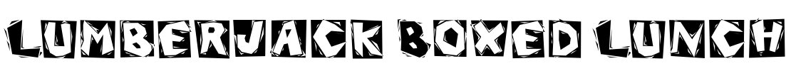 Lumberjack Boxed Lunch Font Image