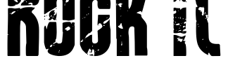 Rock it Font Image