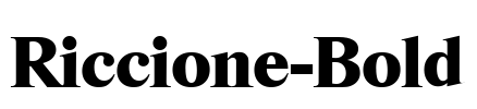 Riccione-Bold Font Image