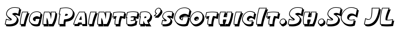 SignPainter'sGothicIt.Sh.SC JL