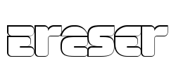 Eraser Font Image