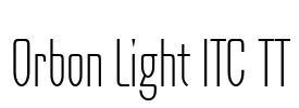 Orbon Light ITC TT Font Image