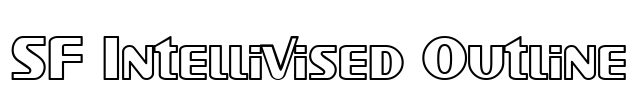 SF Intellivised Outline Font Image