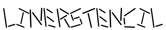 linerstencil Font Image