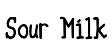 Sour Milk Font Image