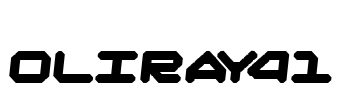 Oliray41 Font Image