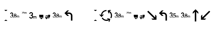 Zeichen Zweihundert Font Image