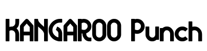 KANGAROO Punch Font Image