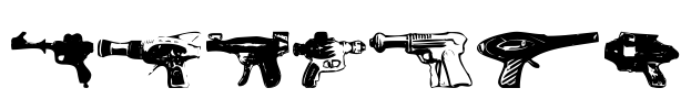 rayguns Font Image