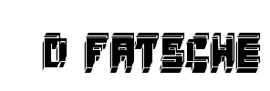 3d fatsche Font Image