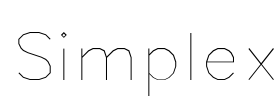 Simplex Font Image