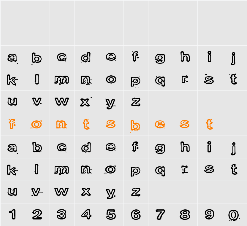 Laboratoriokoira Character Map