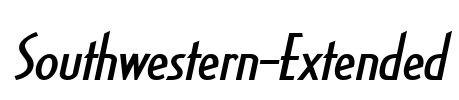 Southwestern-Extended Font Image