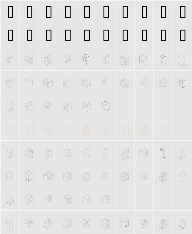 TypoNegative Character Map