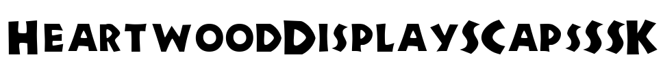 HeartwoodDisplaySCapsSSK Font Image
