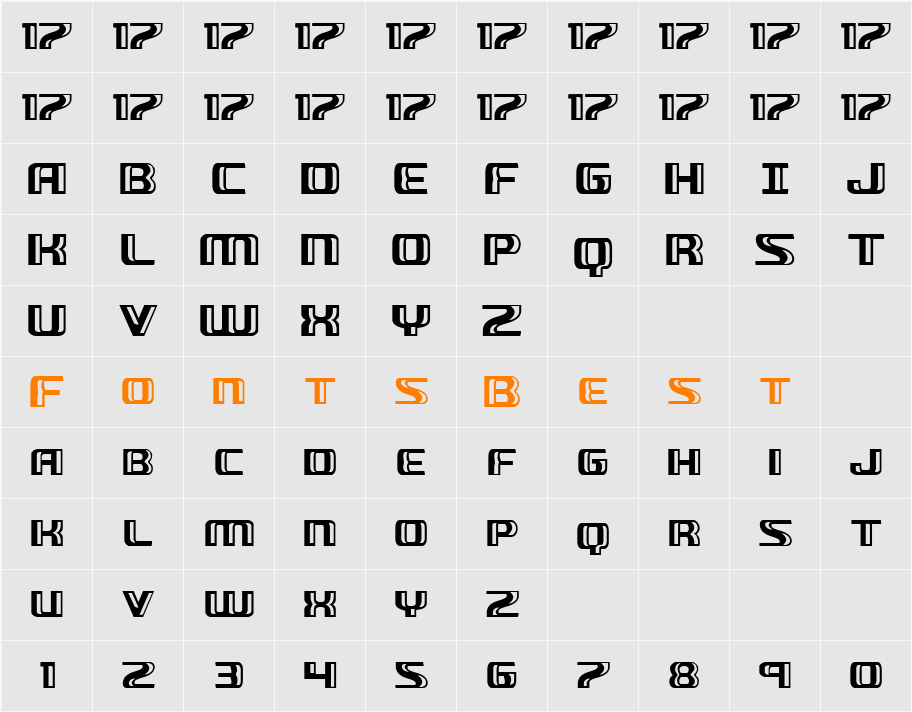 Grease Gun Character Map