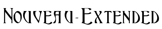 Nouveau-Extended Font Image