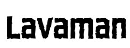 Lavaman Font Image