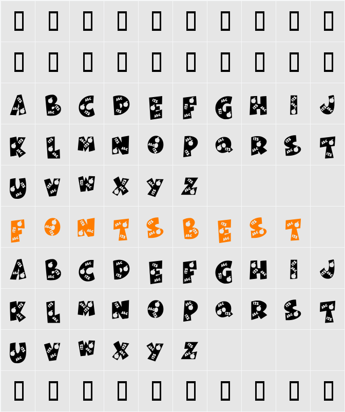 KR Back To School Character Map