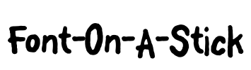 Font-On-A-Stick Font Image