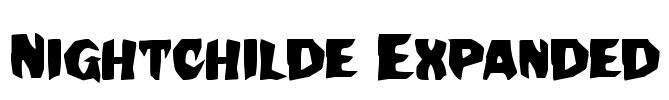 Nightchilde Expanded Font Image