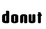 Donut Font Image