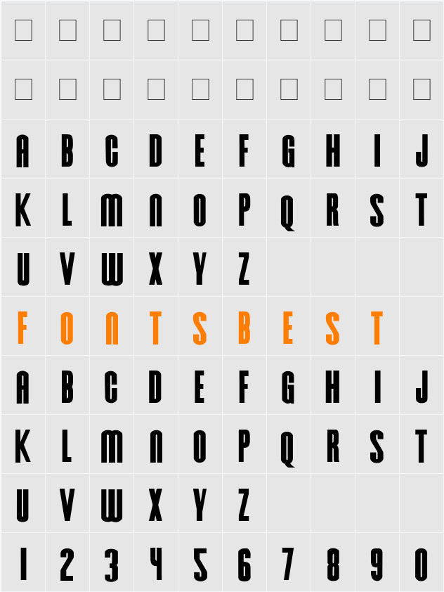 Hursheys Character Map