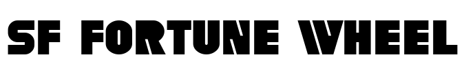 SF Fortune Wheel Font Image