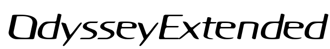 OdysseyExtended Font Image