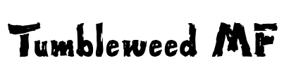 Tumbleweed MF Font Image
