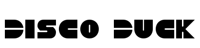 Disco Duck Font Image