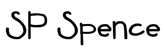 SP Spence Font Image