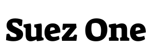 Suez One Font Image